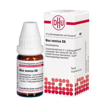 NUX VOMICA D 6 Globuli