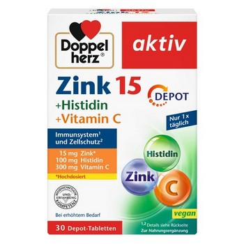 DOPPELHERZ Zink+Histidin Depot Tabletten