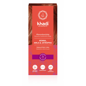 Khadi Haarfarbe Henna, Amla & Jatropha