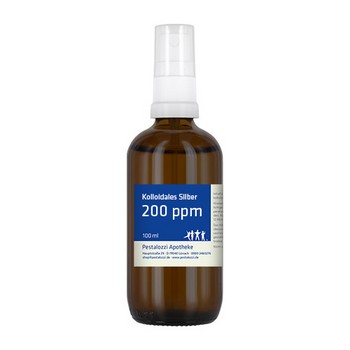 Kolloidales Silber (Silberwasser) 200 ppm mit Sprühkopf