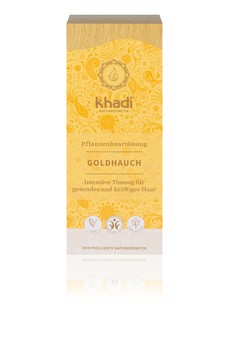 Khadi Haarfarbe Goldhauch