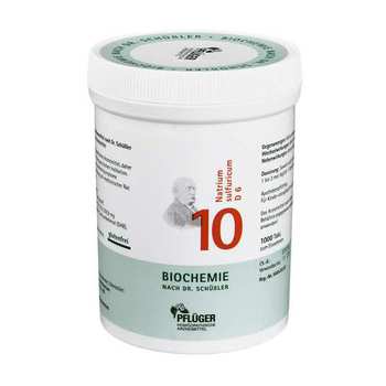 BIOCHEMIE Pflüger 10 Natrium sulfuricum D 6 Tabl. BIOCHEMIE Pflüger 10 Natrium sulfuricum D 6 Tabl.