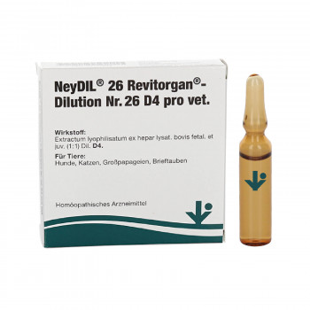 NEYDIL Nr.26 Revitorgan Dil.D 4 pro Ampullen vet.