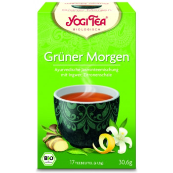 YOGI TEA grüner Morgen Bio Filterbeutel