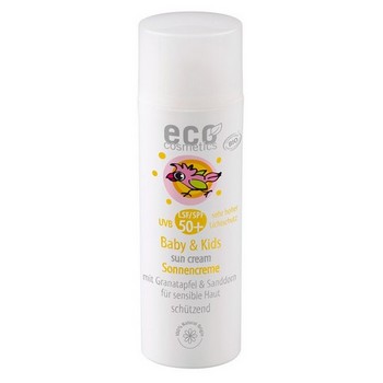 BABY/KINDER Bio Sonnensch.LSF 50+ Granat./Sand.Cr.