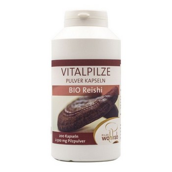 REISHI BIO Vitalpilze Pulver Kapseln