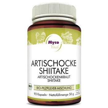 SHIITAKE ARTISCHOCKE Pilzpulver-Kapseln Bio