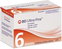 BD ULTRA-FINE Pen-Nadeln 6 mm 31 G