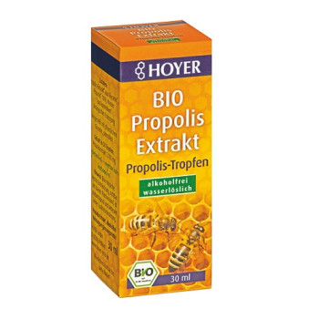 HOYER Propolis Extrakt Bio alkoholfrei wasserlösl.