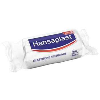 HANSAPLAST elastische Fixierb.gekreppt 8 cmx4 m