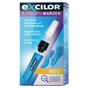 EXCILOR 2in1 gegen Warzen Kombipackung