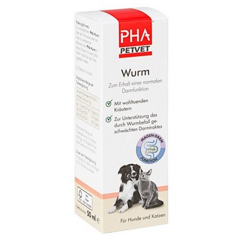 PHA Wurm Tropfen f.Hunde/Katzen