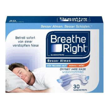 BESSER Atmen Breathe Right Nasenpfl.normal transp.