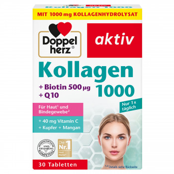 DOPPELHERZ Kollagen 1000 Tabletten