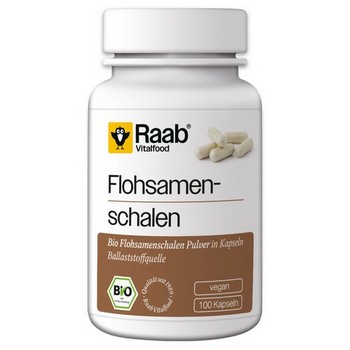 RAAB Vitalfood Flohsamenschalen Bio Kapseln