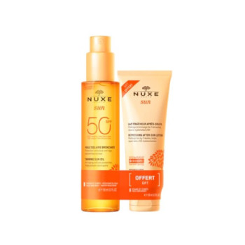 NUXE Sun Set Sonnenöl LSF 50 gratis After-Sun