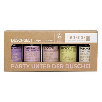 Benecos Mini Set Party unter der Dusche