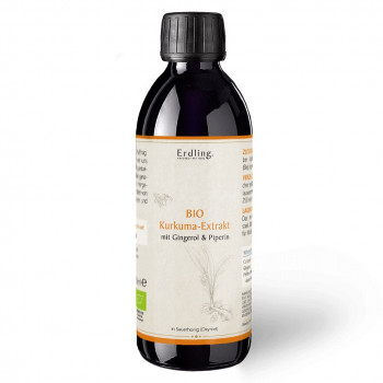 Waldkraft Bio Kurkuma-Extrakt mit Gingerol und Piperin in Oxymel