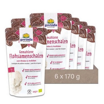 Govinda Gemahlene Flohsamenschalen