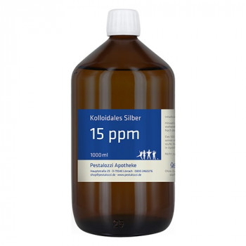 Kolloidales Silber (Silberwasser) 15 ppm